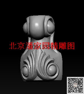 吴福平 2_圆雕图立体雕花桌腿3d打印洋花沙发腿圆柱木雕柱腿精雕图浮雕图